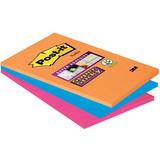 Post-it haftnotizen Super sticky Notes, 101 x 152mm, liniert