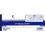 ELVE carnet à souche "Lettres de change", 102 x 270 mm