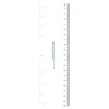 rido id kalender-einlage "Lineal", transparent