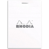 RHODIA notizblock No. 11, din A7, kariert, wei