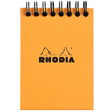 RHODIA spiralnotizblock No. 11, din A7, kariert, orange