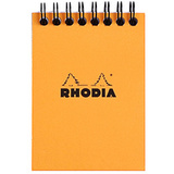 RHODIA spiralnotizblock No. 11, din A7, kariert, orange