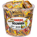 HARIBO fruchtgummi Goldbren Minis, in Runddose