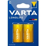 VARTA alkaline Batterie Longlife, baby (C/LR14)