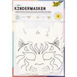 folia kindermasken "Tiere", aus Pappe, 6 motive sortiert