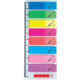 Kores pagemarker "Sign Here"- Folie, 12 x 45 mm, 8x 25 Blatt