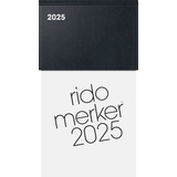 rido idé tischkalender "Merker Miradur", 2023, schwarz
