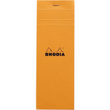 RHODIA notizblock No. 8, 74 x 210 mm, kariert, orange
