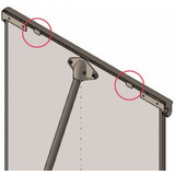 FRANKEN blockhalter fr flipchart EL-FC