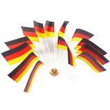 PAPSTAR flaggen mit stiel "Germany", schwarz/rot/gelb