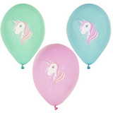 PAPSTAR luftballons "Unicorn", farbig sortiert