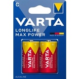 VARTA alkaline Batterie longlife Max Power, baby (C/LR14)