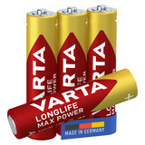 VARTA alkaline Batterie longlife Max Power, micro (AAA)