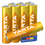 VARTA alkaline Batterie "Longlife", micro (AAA)