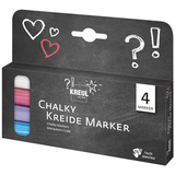 KREUL kreidemarker Chalky, Medium, 4er-Set