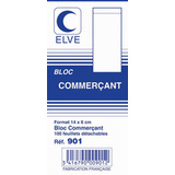 ELVE bloc commerant, 60 x 140 mm, 100 feuillets