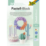 folia tonpapier- und fotokarton-block PASTELL, A4, 20 Blatt