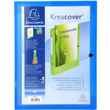 EXACOMPTA sammelbox Kreacover, A4, PP, 40 mm, blau