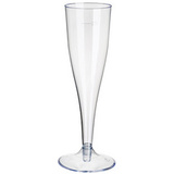 STARPAK Kunststoff-Sektglas, 0,1 l, glasklar, 10er