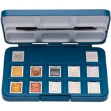 ROYAL talens Aquarellfarbe van Gogh, 12er Box, Metallic-