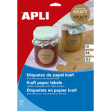 agipa naturbraune Etiketten, 210 x 297 mm