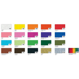 folia Krepp-Papier, 500 mm x 2,5 m, 32 g/qm, farbig sortiert