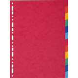 EXACOMPTA Karton-Register, din A4, 12-teilig, promopack 1+1
