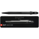 CARAN D'ACHE druckkugelschreiber 849 black CODE, schwarz