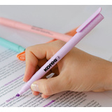 Kores textmarker-pen "High liner Pastell", 6er Etui