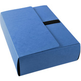 EXACOMPTA dokumentenmappe mit Klettverschluss, blau