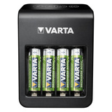 VARTA Ladegert lcd Plug Charger+, inkl. 4 x AA Akkus