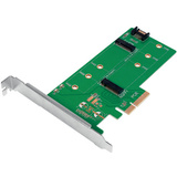 LogiLink dual M.2 pci-express Karte fr sata & pcie SATA SSD