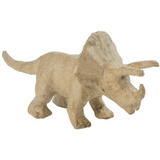 décopatch Pappmaché-Figur "Triceratops", 90 mm
