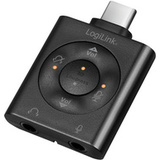 LogiLink usb-c - audio-adapter mit EQ, 7.1 virtuell, schwarz