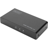 DIGITUS 4K hdmi Splitter, 2-fach, mit Downscaler, schwarz