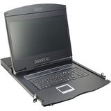 DIGITUS 19" modulare Konsole, mit KVM-Switch 1-Port