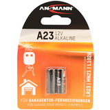 ANSMANN Kleinzelle, alkaline Batterie, A23/LR23, 2er Blister
