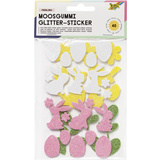 folia moosgummi Glitter-Sticker "Frühling"