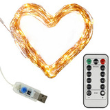 Clauss LED-Mini-Lichterkette, usb-anschluss & Fernbedienung