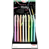 Pentel gel-tintenroller Hybrid Milky, Pastell, 48er Display