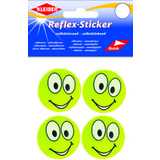 KLEIBER reflex-sticker "Happy face big eyes", gelb