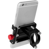 LogiLink Fahrrad-Smartphonehalterung, fixiert, schwarz/rot