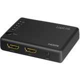 LogiLink 4K/30 hz HDMI Splitter, schlank, 4-fach, schwarz