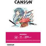 CANSON studienblock GRADUATE Manga, din A4
