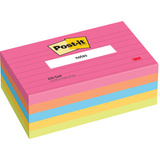 Post-it haftnotizen Notes, 127 x 76 mm, liniert, Poptimistic