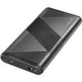 LogiLink mobiler Zusatzakku, 10.000 mAh, 2x USB, schwarz