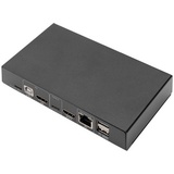 DIGITUS kvm Switch, 2-Port, USB-C, 4K30Hz, Netzwerk