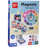 APLI kids Magnetspiel "The Hours", mit Magnethalter