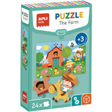 APLI kids Lernpuzzle "The Farm", 24 Teile