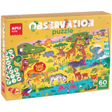 APLI kids Beobachtungspuzzle junior "Die Savanne", 60 Teile